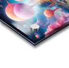 Cotton Candy Land Castle Acrylic print