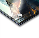 Falcon Grabs Fish With Talons Acrylic print