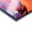 Golden Desert Tranquility Acrylic print