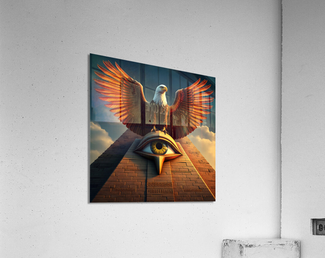 Pyramid Bald Eagle Acrylic Print