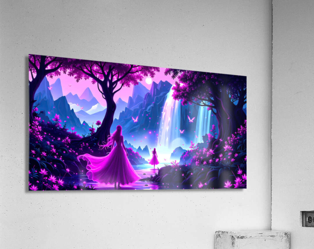 Elven Enchanted Forest Acrylic Print