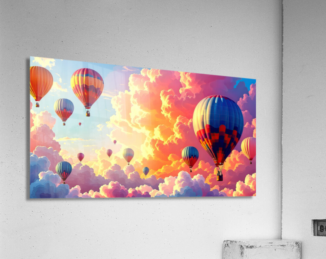 Air Ballon Fantasy Acrylic Print