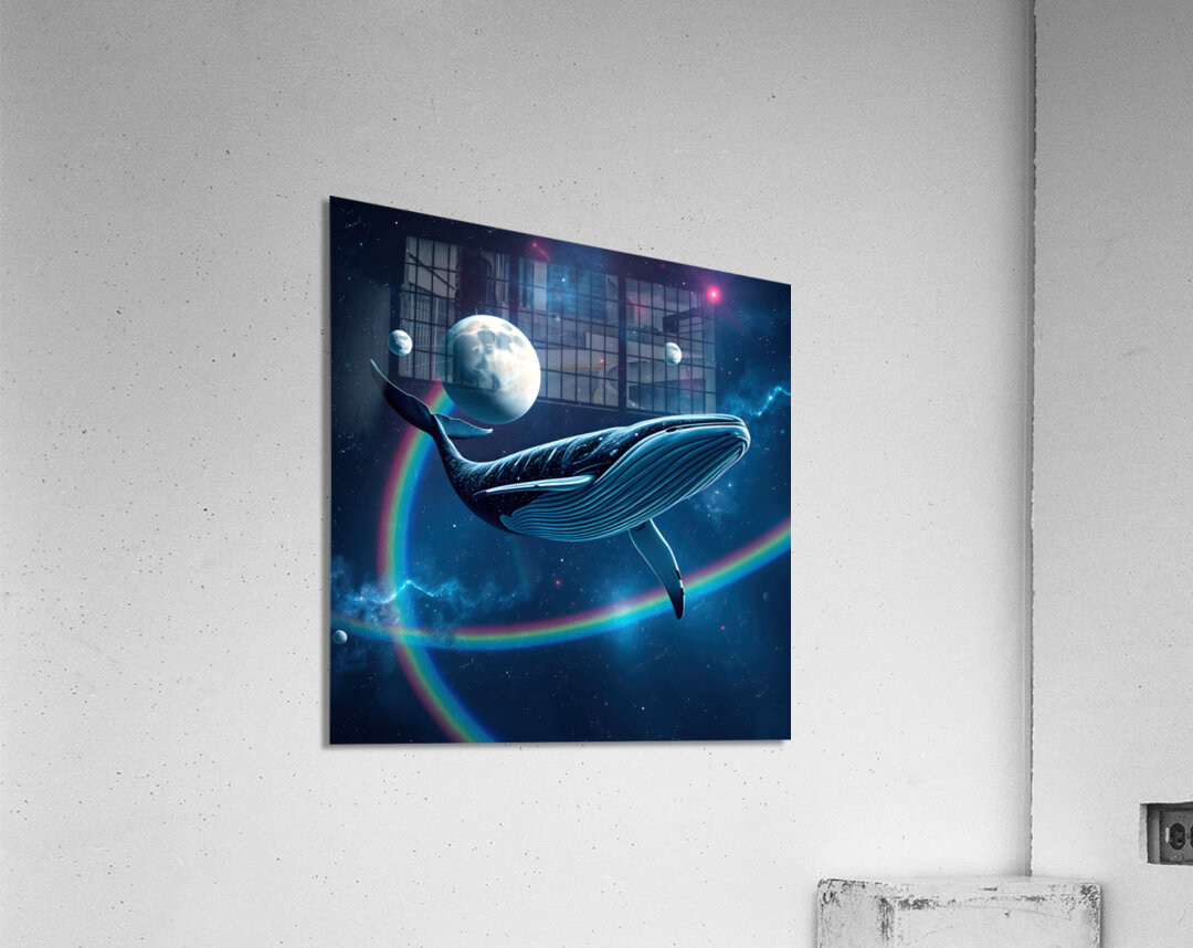 Space Whale Acrylic Print