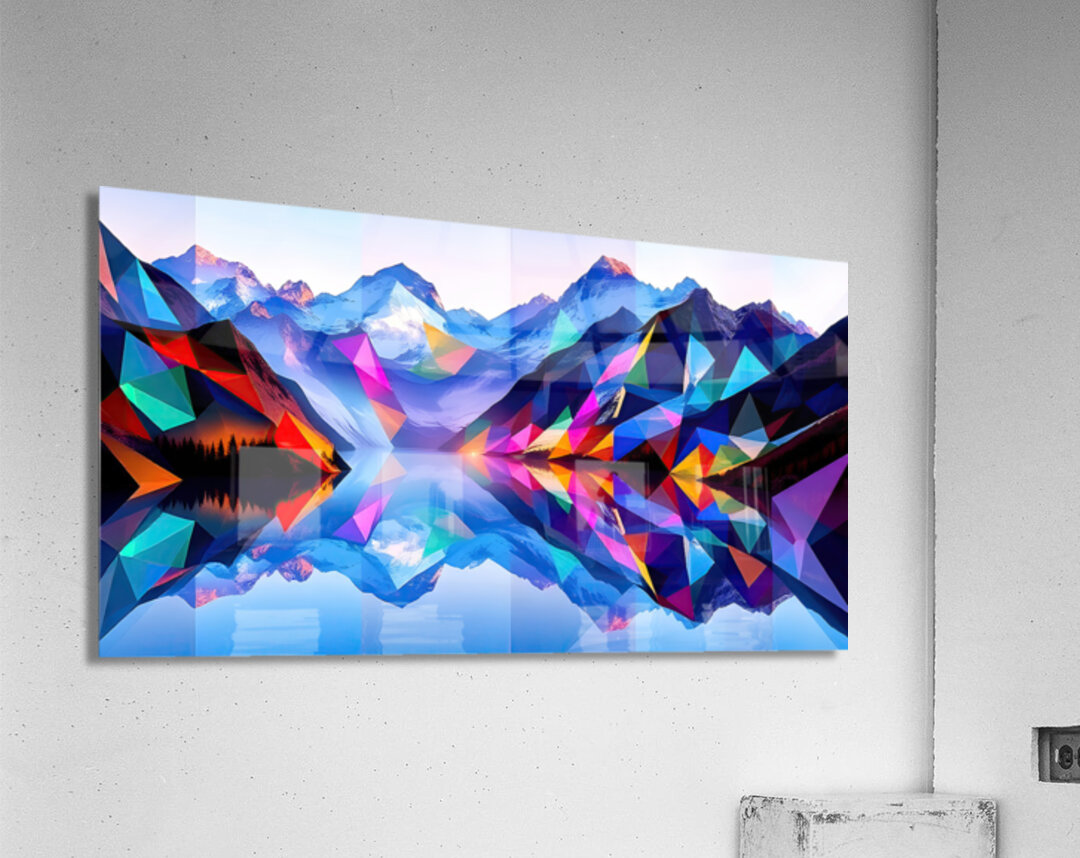 Lake Prismatic Acrylic Print