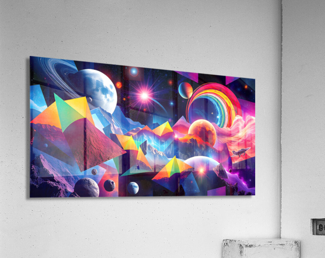 Fragmented Realities Acrylic Print