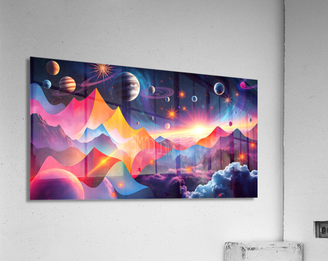 Interplanetary Mindscapes Acrylic Print