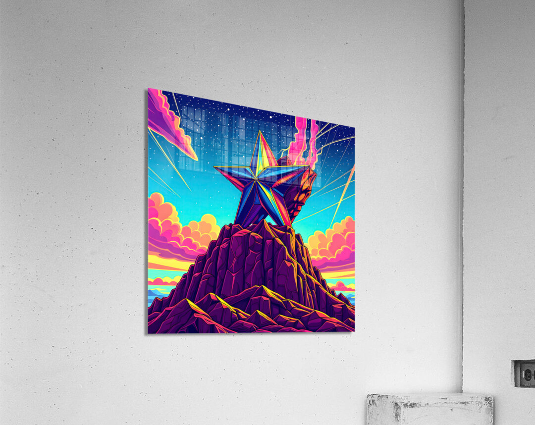 Rock Star Fantasy Acrylic Print