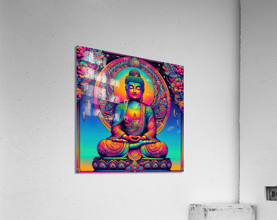 Buddha Meditating Acrylic Print
