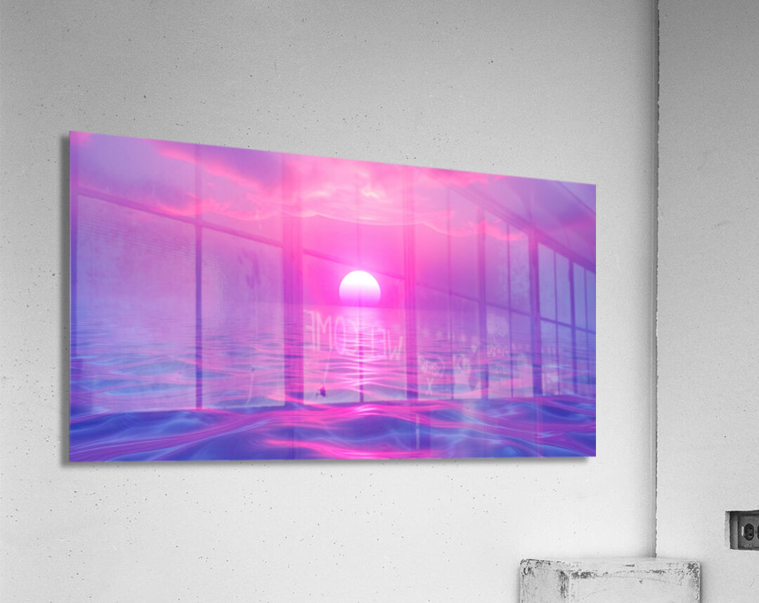 Vibrant Sunset Dream Acrylic Print