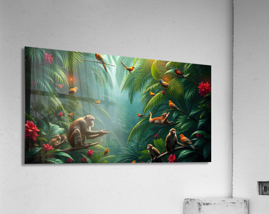 Monkeying Around Acrylic Print