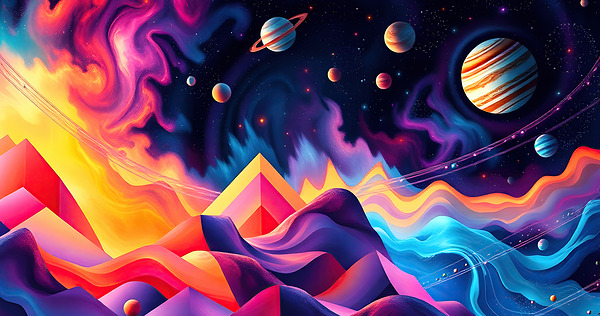 Cosmic Brew Print