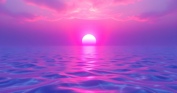 Vibrant Sunset Dream Print