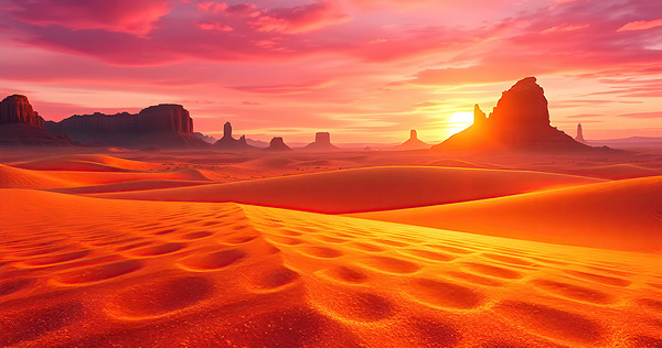 Golden Desert Dream Print