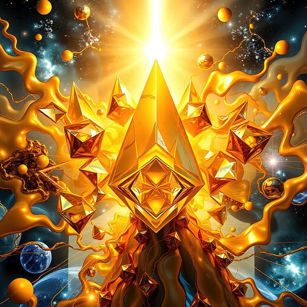 Golden Entity Print
