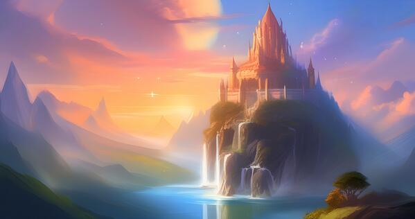 Magical Castle Print