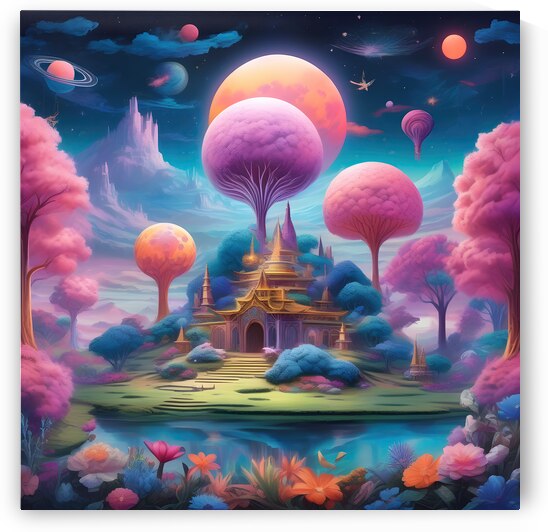 Cotton Candy Land Castle by Adam Holms