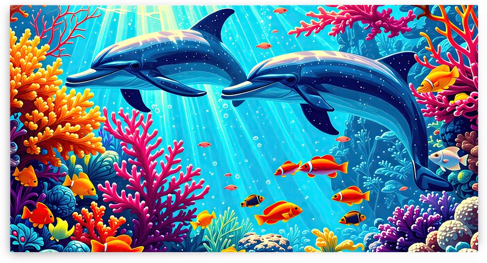 Dolphin Paradise by Adam Holms