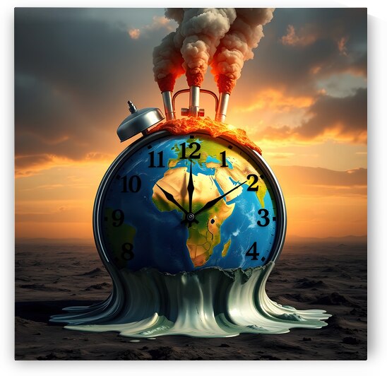 Earth s Time Melting Away by Adam Holms