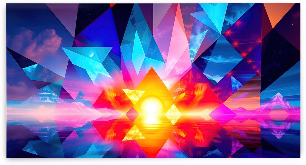 Prismatic Fire Burst by Adam Holms