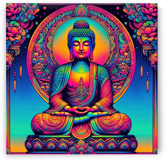Buddha Meditating by Adam Holms