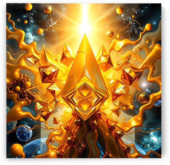 Golden Entity by Adam Holms