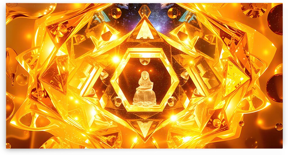 Golden Crystal Goddess by Adam Holms