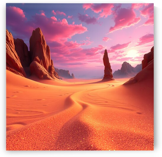 Golden Desert Tranquility by Adam Holms