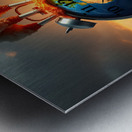 Earth s Time Melting Away Metal print