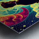 Space piano Metal print