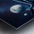 Space Whale Metal print