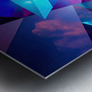 Prismatic Fire Burst Metal print