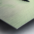 Hitchhiking Alien Metal print