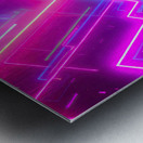 Neon Perplexity Metal print