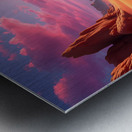 Golden Desert Tranquility Metal print