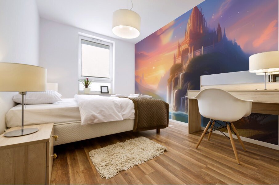 Magical Castle Mural print