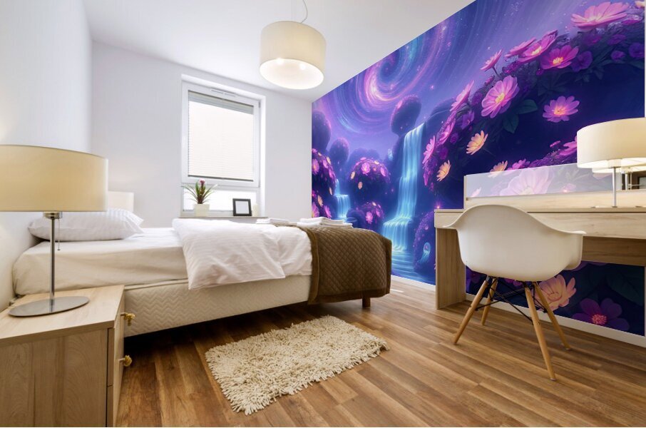 Planet Neoneth Mural print