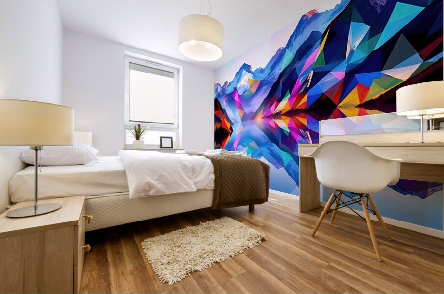 Lake Prismatic Mural print