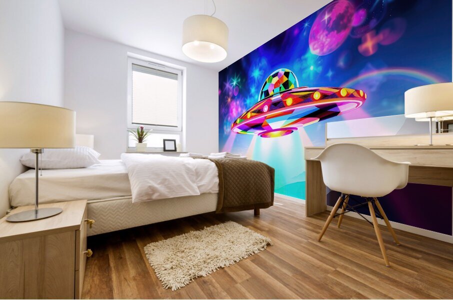 UFO Dream Mural print