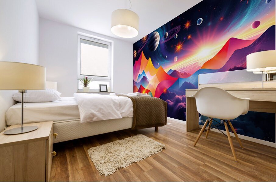 Interplanetary Mindscapes Mural print