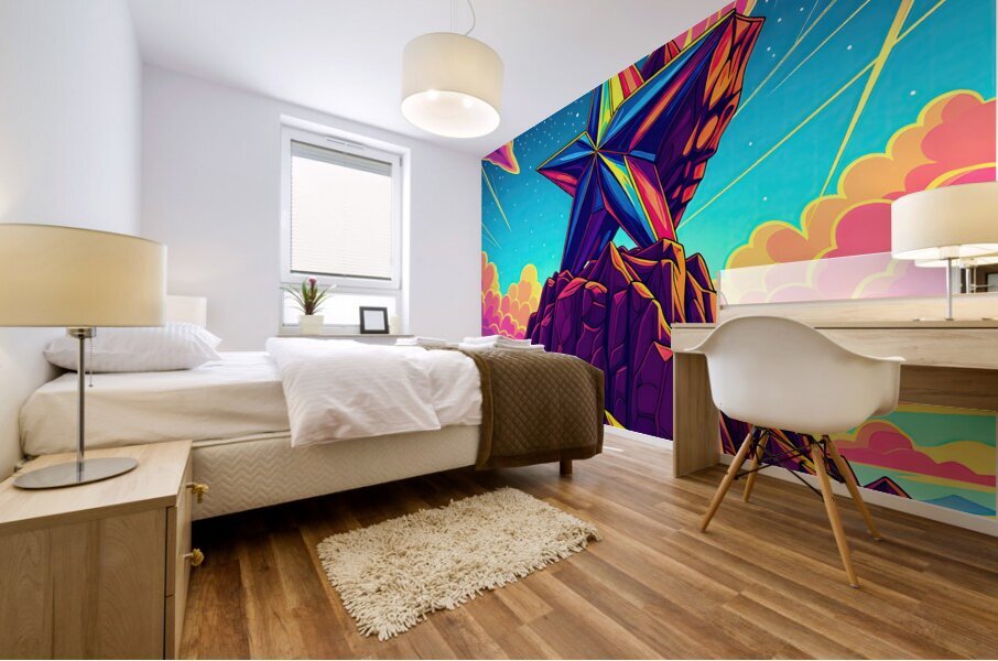 Rock Star Fantasy Mural print