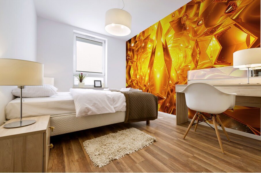 Golden Bliss Mural print
