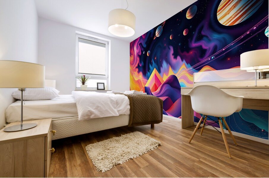 Cosmic Brew Mural print
