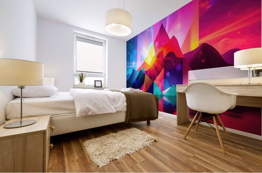 Planet Wow Mural print