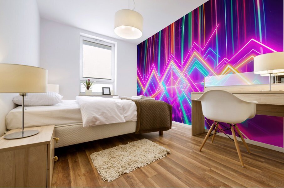 Triptronic Flux Mural print