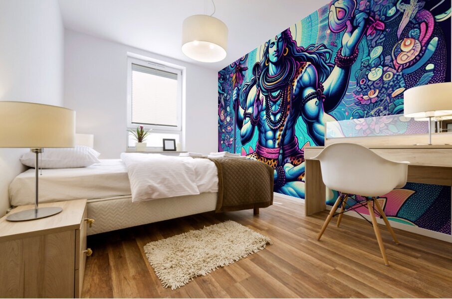 Shiva Mural print