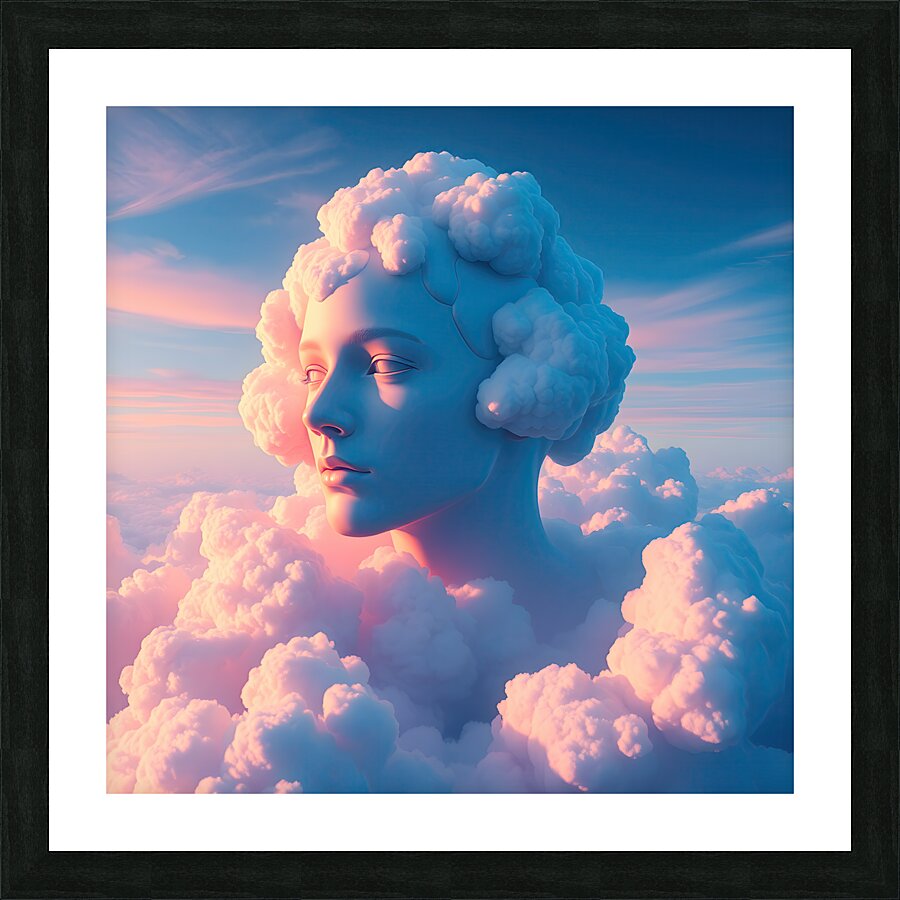 Head In The Clouds Picture Frame print