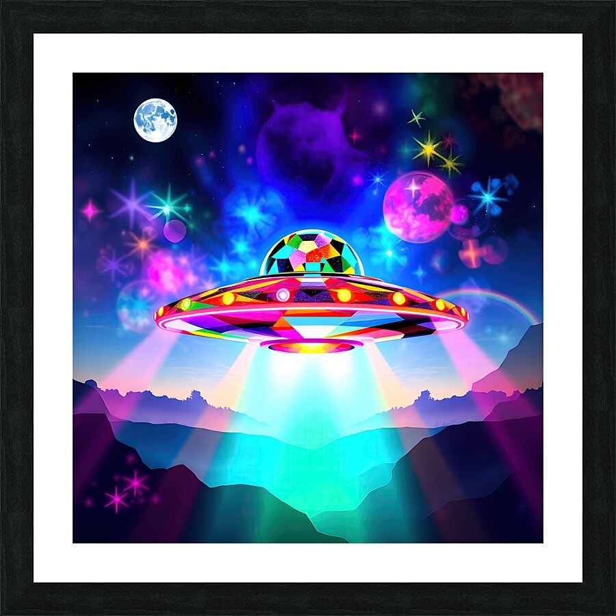 UFO Dream Picture Frame print