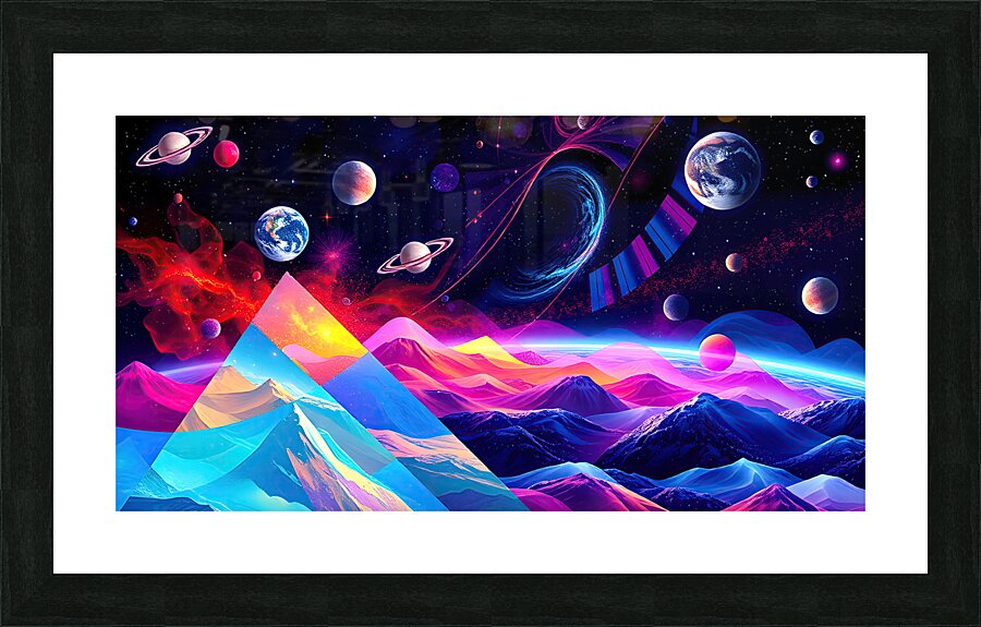 Galaxy 9 Picture Frame print