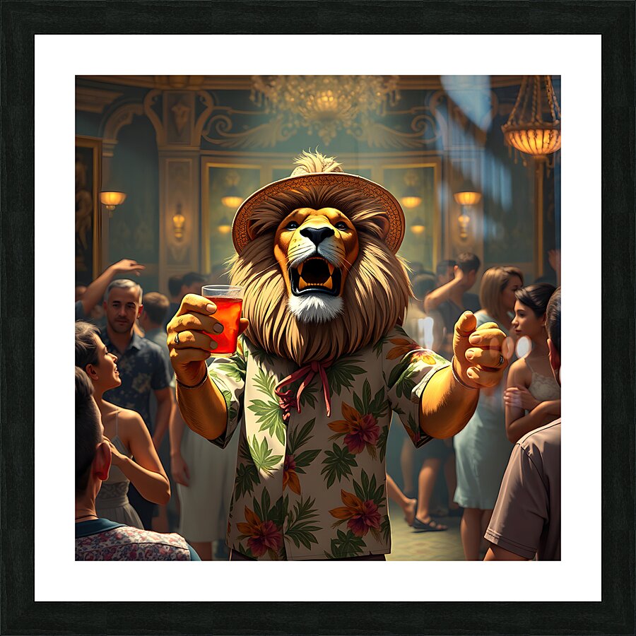 Party Animal Picture Frame print