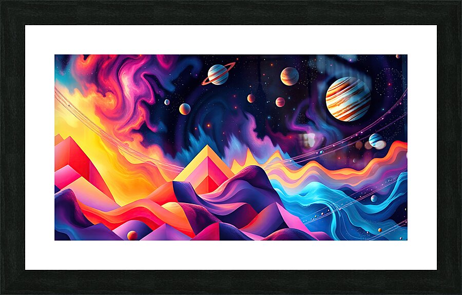 Cosmic Brew Picture Frame print